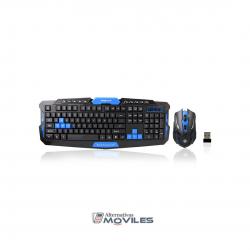 Kit Teclado + Mouse Gamers Inalámbricos Hk8100