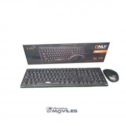 kit teclado + mouse inalámbrico